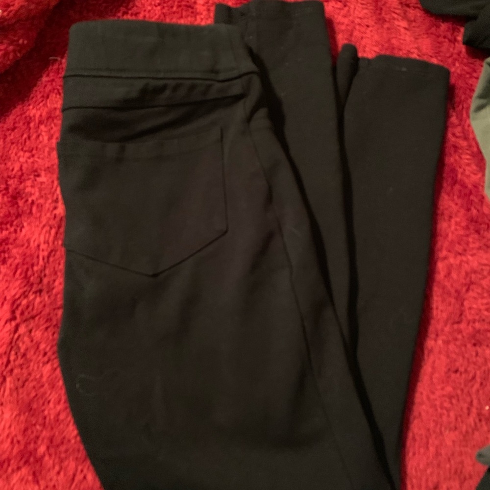 Black jeggings